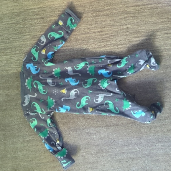 Carter's Preemie 2-Pack 2-Way Zip Cotton Footed Sleep and Plays - Picture 10 of 10